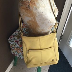 the sak womans spring yellow leather hobo handbag